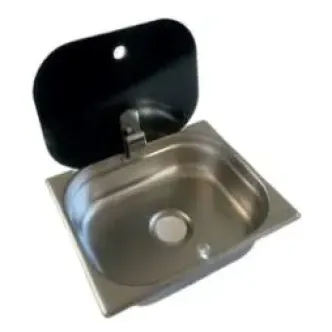 S273310 27x33x10 cm Karavan Cam Kapaklı Evye 