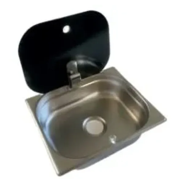 S273310 27x33x10 cm Karavan Cam Kapaklı Evye 