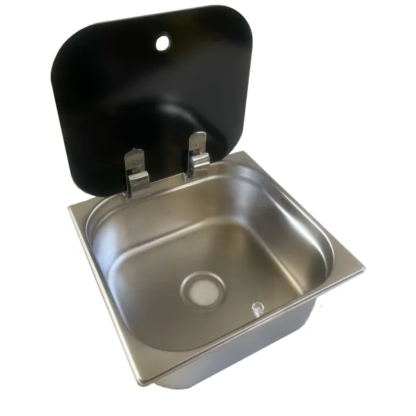 S273315 27x33x15 cm Karavan Cam Kapaklı Evye