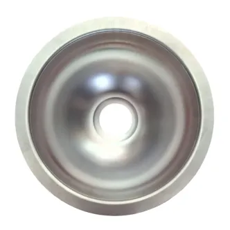 U23CM Yuvarlak Evye Lavabo Mat Krom