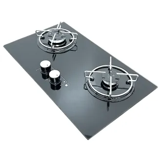 B3051TF Geniş İki Gözlü Cam Ocak