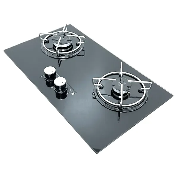 B3051TF Geniş İki Gözlü Cam Ocak