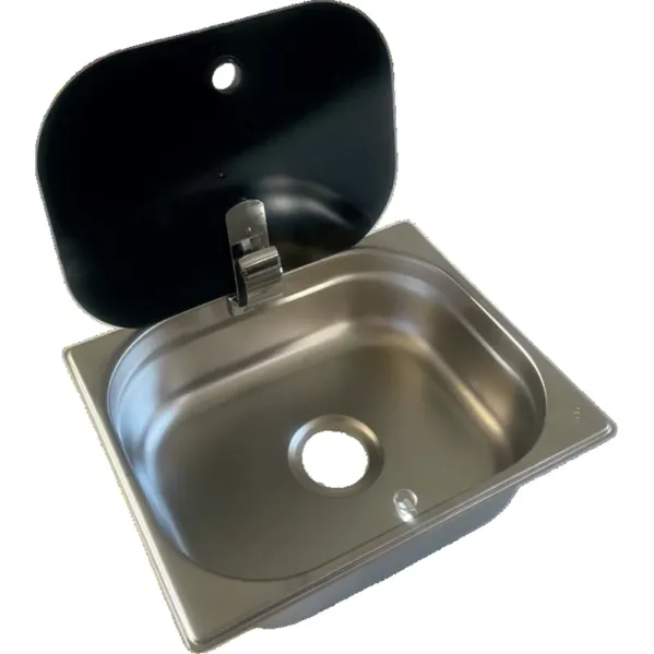 S273310 27x33x10 cm Karavan Cam Kapaklı Evye 