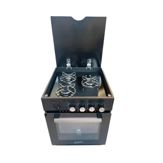 GO4448-TH Karavan Gazlı Ocaklı Fırın | Güvenli ve Kompakt Çözümler