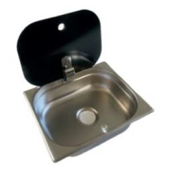 S273310 27x33x10 cm Karavan Cam Kapaklı Evye 