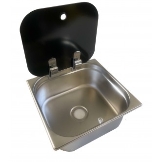 S273315 27x33x15 cm Karavan Cam Kapaklı Evye