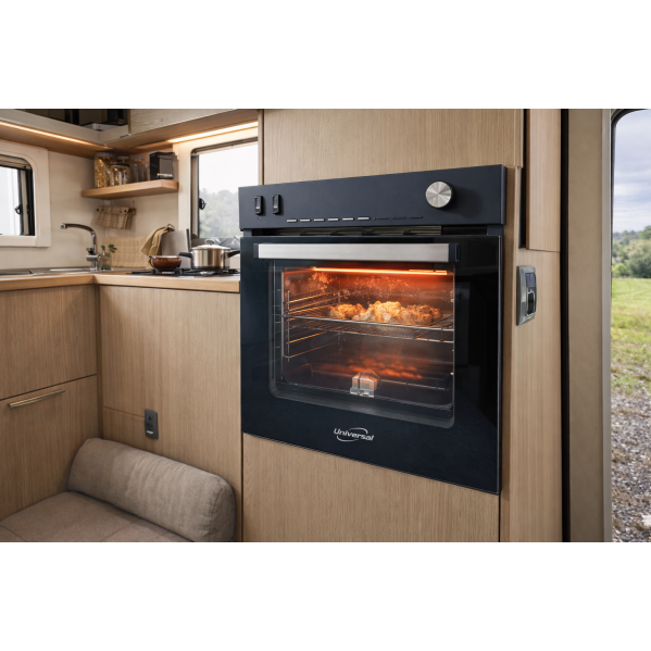 GO4448-TM GO4448-TM Universal Çift Brülörlü LPG'li Karavan Fırın