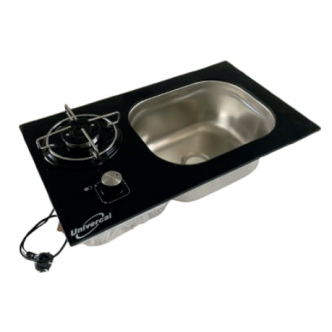 B3355-SF-S Univercal Tek Ocaklı Evyeli Gaz Emniyetli 33x55