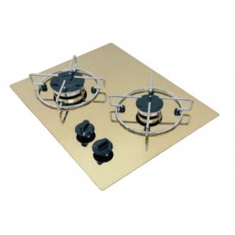 G3038TF - Inox Gold Gazlı Karavan Ocak 30x38 cm