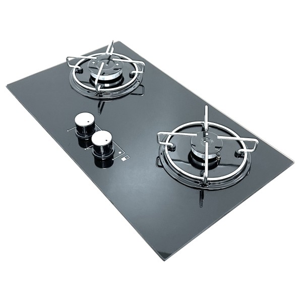 B3051TF Geniş İki Gözlü Cam Ocak