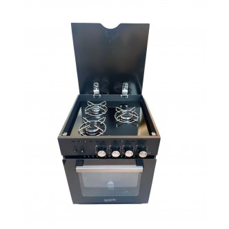 GO4448-TH Karavan Gazlı Ocaklı Fırın | Güvenli ve Kompakt Çözümler