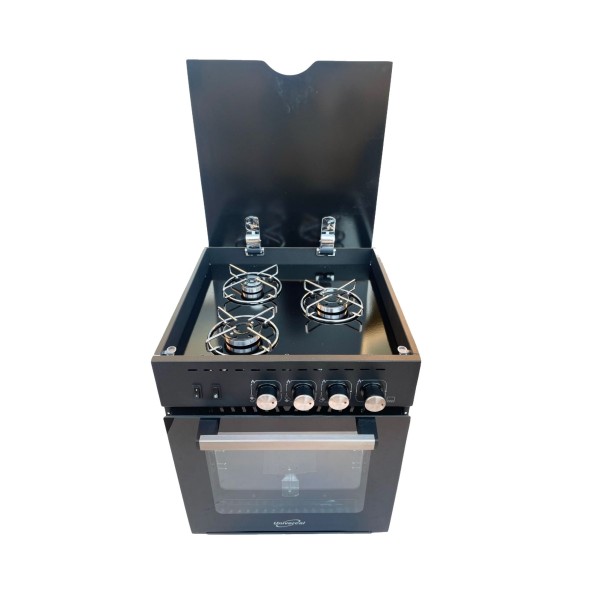 GO4448-TH Karavan Gazlı Ocaklı Fırın | Güvenli ve Kompakt Çözümler